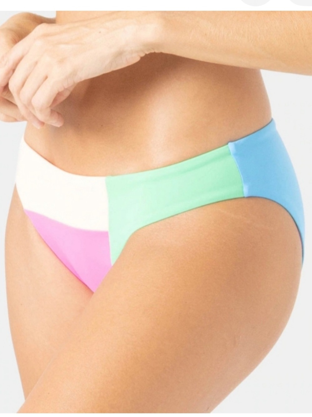 NWT Roxy Color Block Women's Bikini Bottoms Sz XS